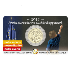 2 euro herdenkingsmunt Europees Jaar van de Ontwikkeling - België - 2015