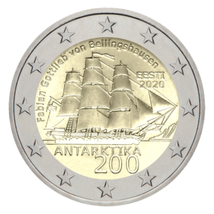 2 euro herdenkingsmunt Antarctica - Estland - 2020
