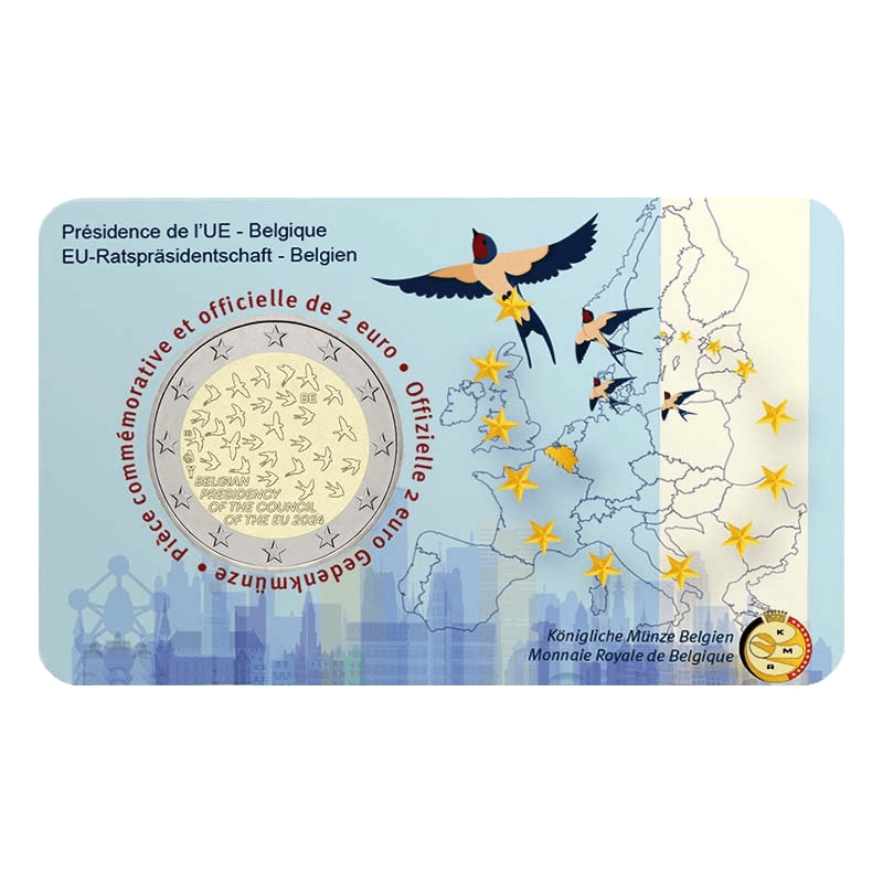 2 euro herdenkingsmunt Belgisch voorzitterschap van de EU - België - 2024