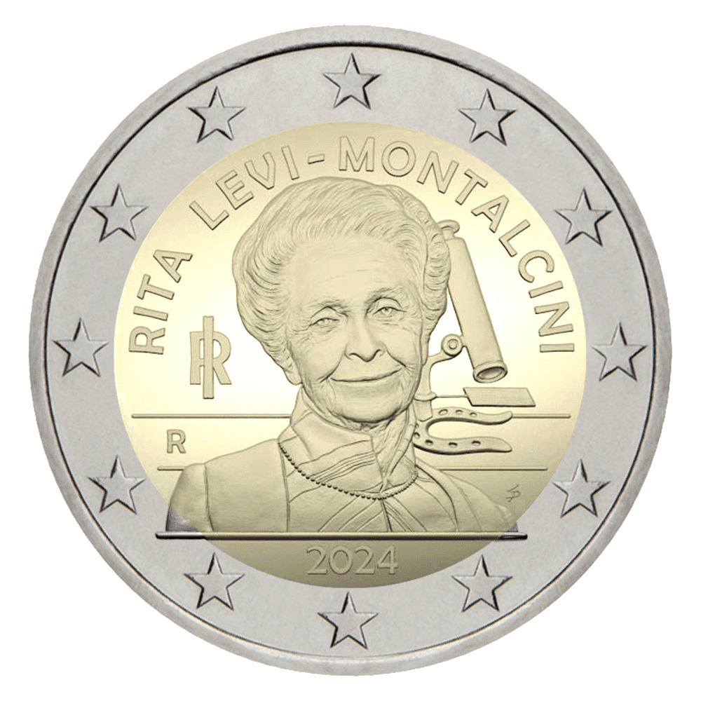 2 euro herdenikingsmunt Rita Levi-Montalcini - Italië - 2024