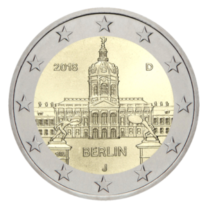 2 euro herdenkingsmunt Charlottenburg van Berlijn - Duitsland - 2018