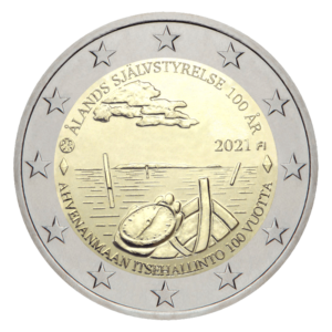 2 euro herdenkingsmunt Ålandseilanden - Finland - 2021