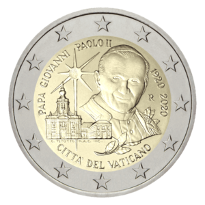 2 euro herdenkingsmunt Paus Johannes Paulus II - Vaticaan - 2020