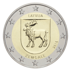 2 euro herdenkingsmunt Zemgale - Letland - 2018