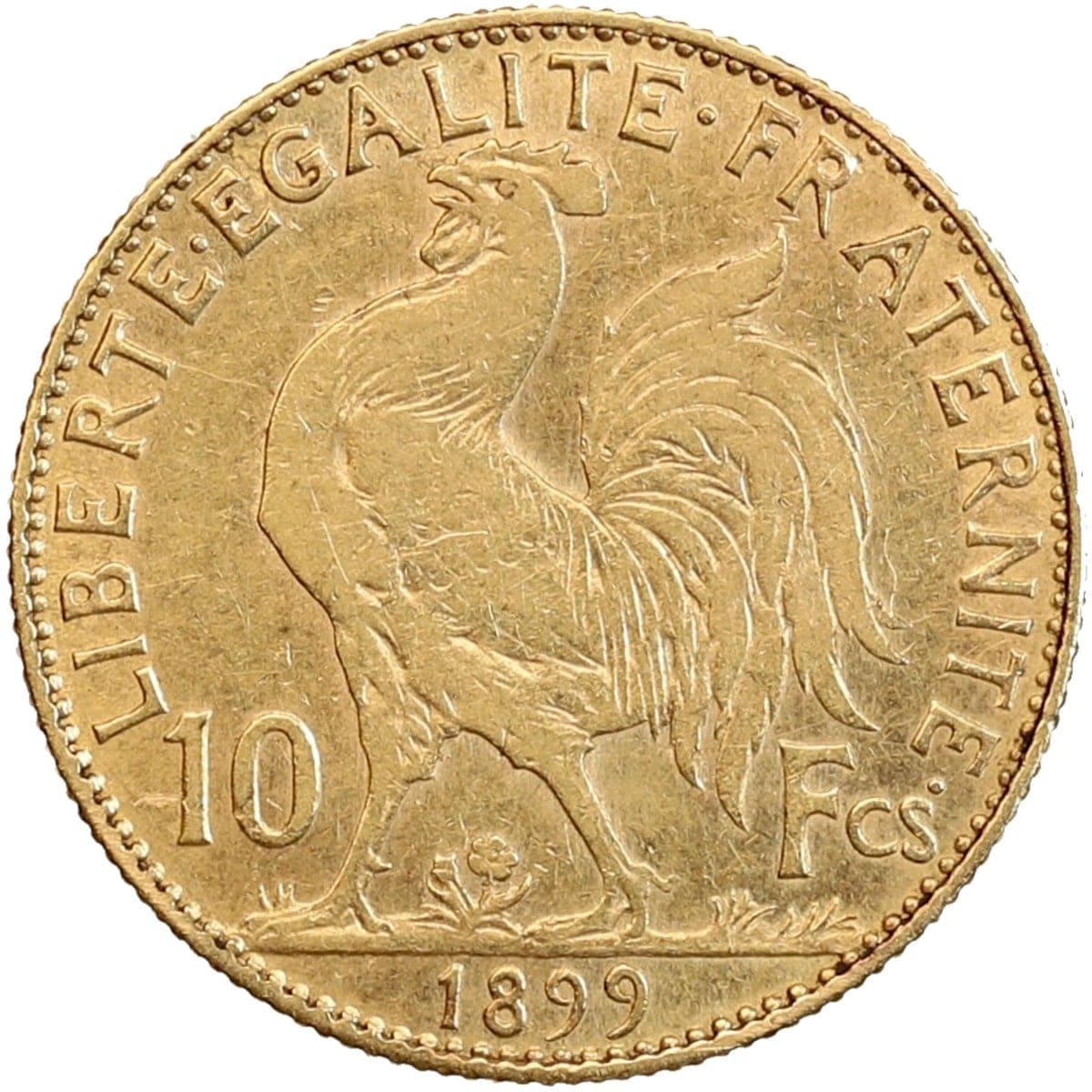 10 Frank in goud van Marianne Coq