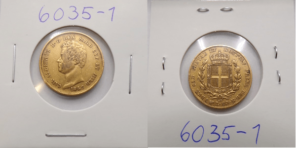 20 Lira Carlo Alberto - Italië - 1842