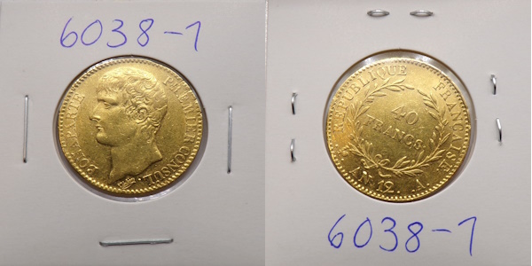 40 Francs Napoleon I - Eerste Consul